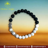 The Adjustable Yoga Bracelets (Lava & White Marble)